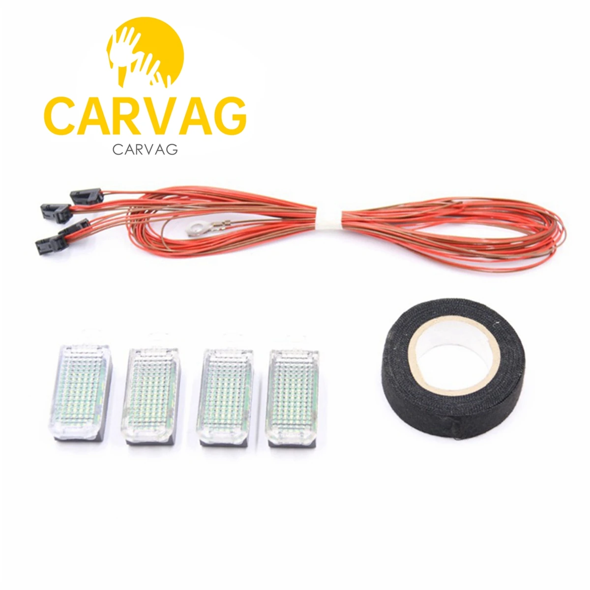 Светодиодный светильник для ног VW GOLF 5 6 JETTA MK5 MK6 TIGUAN TOURAN PASSAT B6 B7 CC