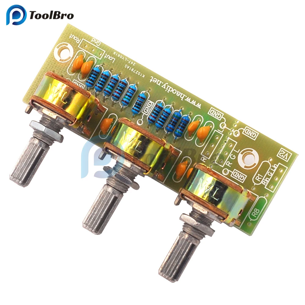 

DIY Kit Passive Front Stage Board for Power Amplifier Front Panel Tone Board PCB Board