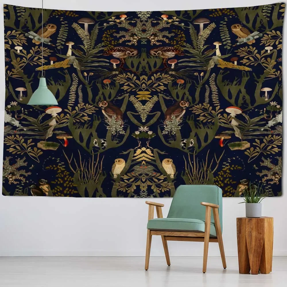 Винтажная художественная живопись гобелен настенный пляжный коврик для йоги