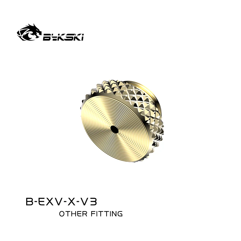 Фото Вентиль сброса давления Bykski B-EXV-X-V3 для систем водяного охлаждения: автоматический и ручной режимы, латунные фитинги для геймерских ПК №5