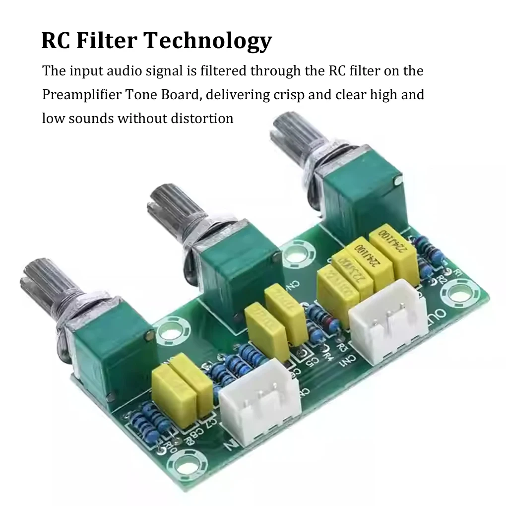 XH-M802 Passieve Toonbord Versterker Voorversterker Voedingsmodule Lage Hoge Geluid aigpassing Electonic Diy Electronische Print