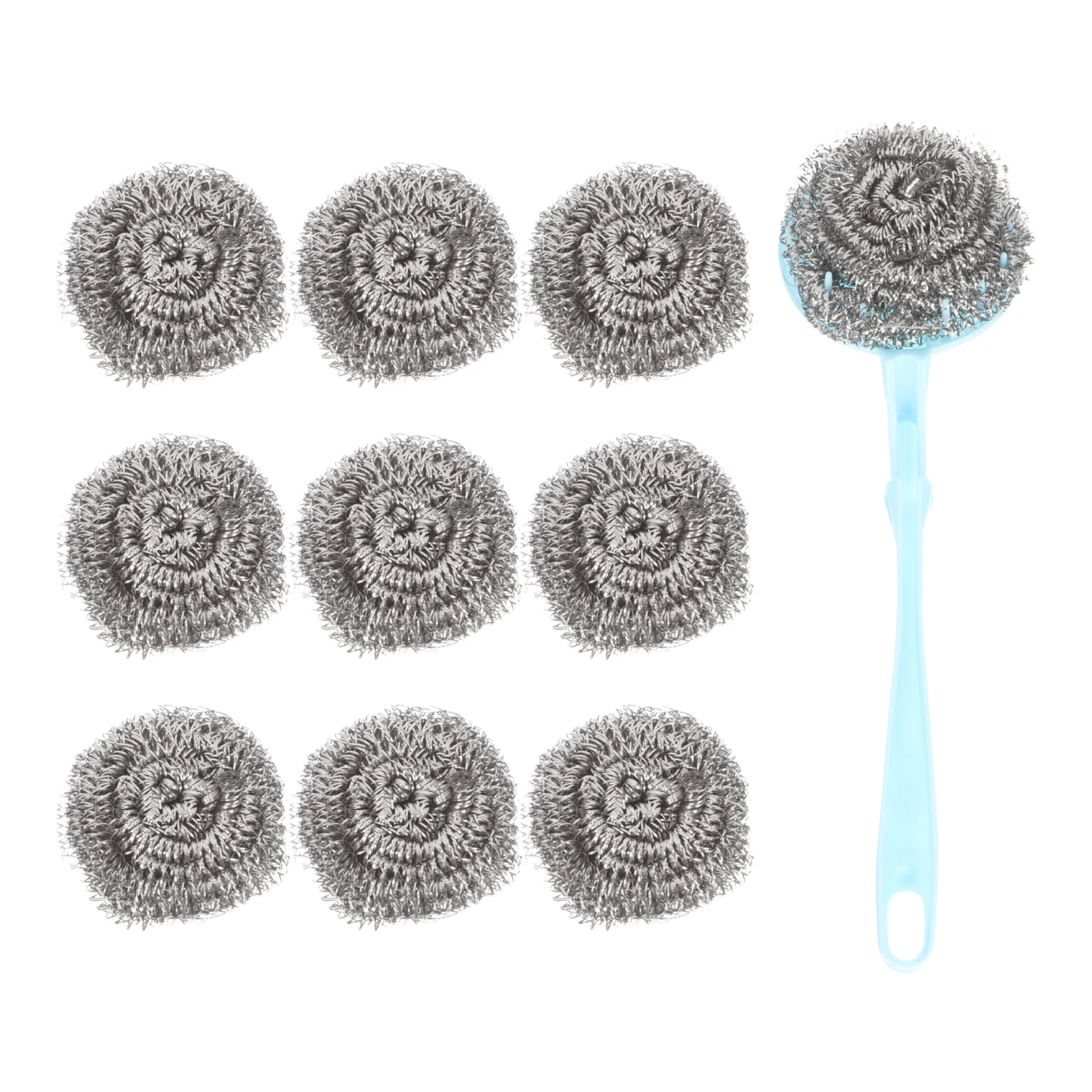 

Scrubber Brush Cleaning Dish Pot Kitchen Steel Metal Grill Washing Block Sponge Stainless Stone Brushes Sponges Wash Pan