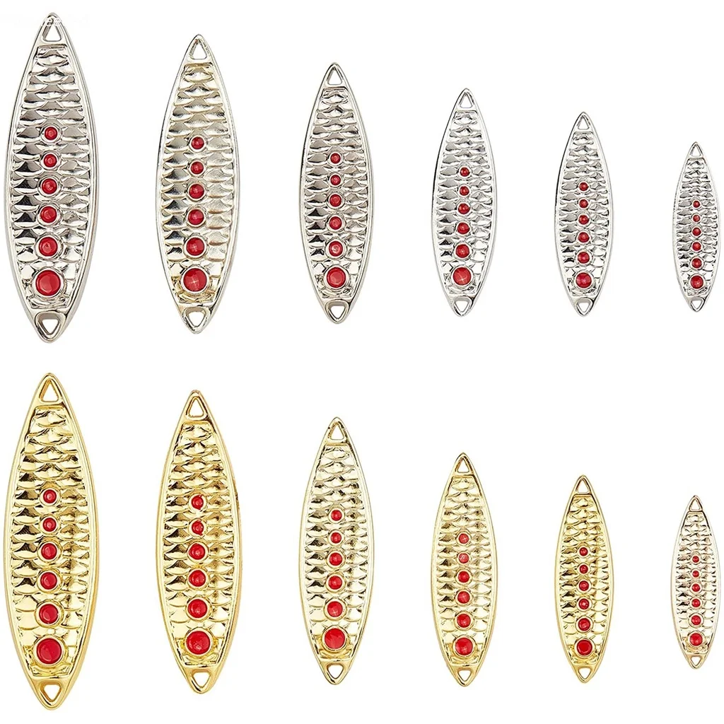 

12 шт., рыболовные приманки из цинкового сплава, 6 видов