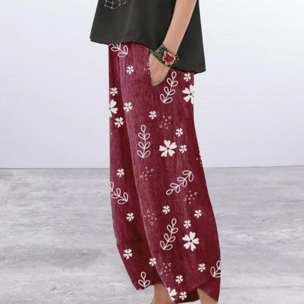 

Women Trousers Popular Summer Vintage Retro Elastic Waist Sweatpants for Party Yoga Pants Baggy Trousers