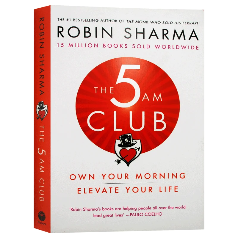 

Robin Sharma, the original English paper book of the "5am Club"