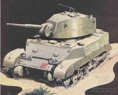 DIYMyModeI M5A1 stuartvi (Стюарт) светильник бак DIY ручной работы Бумага модель комплект