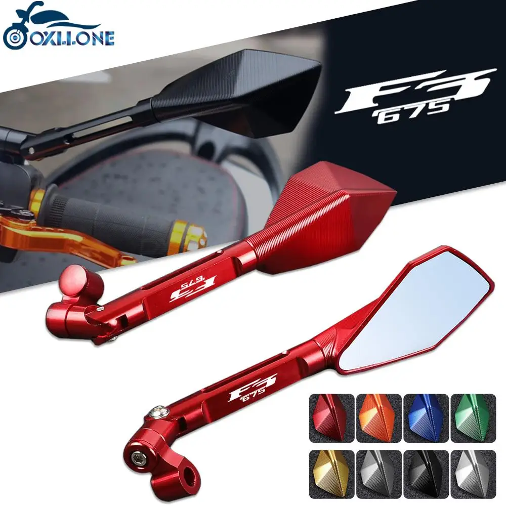 

Motorcycle Accessories Universal CNC ALUMINUM custom rearview Side mirrors 8mm 10mm For MV AGUSTA F3675 F3800 AGORCAMG F41000