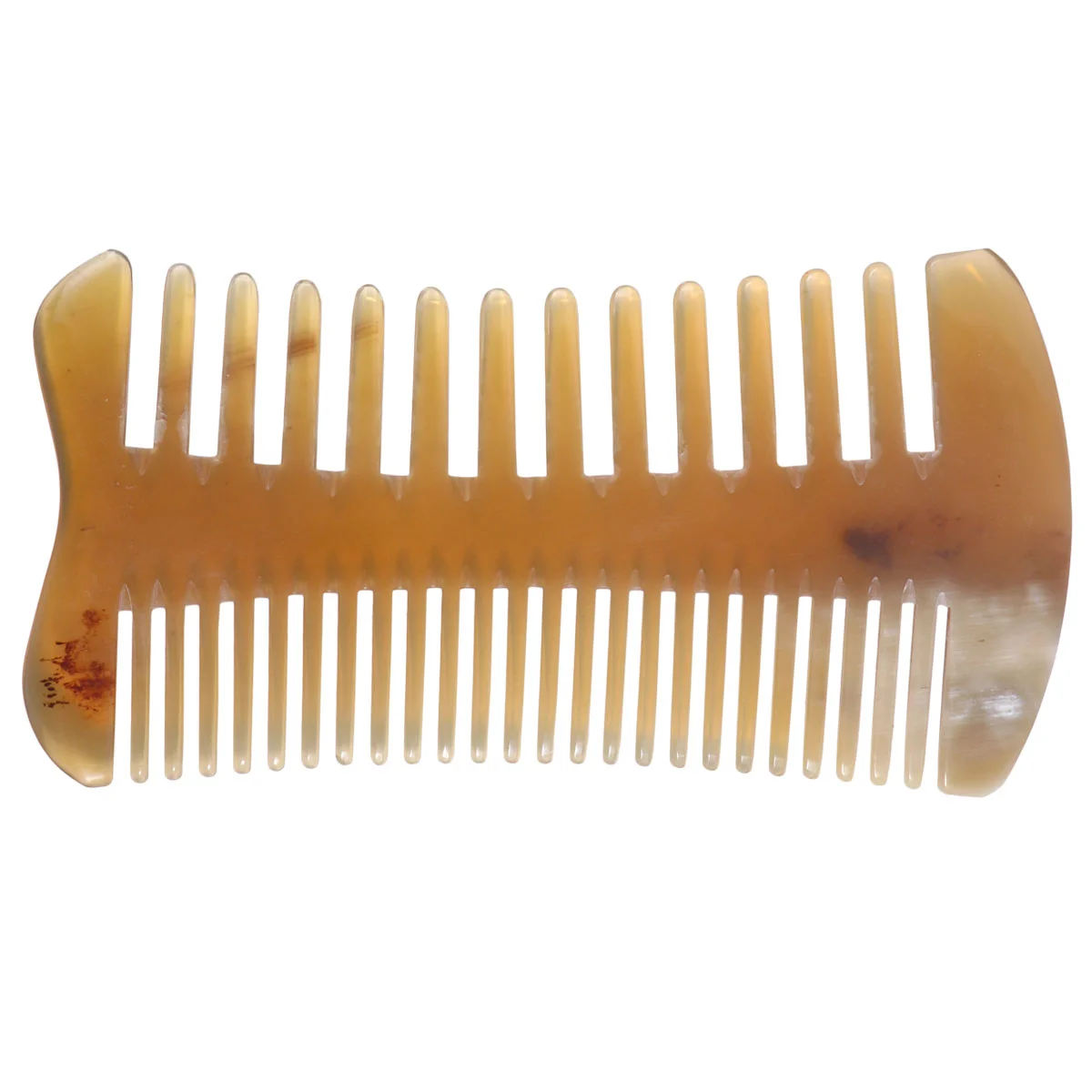 

Comb Hair Horn Scalp Wide Handmade Ox Sided Double Tooth Combs Brushes Anti Static Beard Fine Cleaning Hairdressing Care Natural