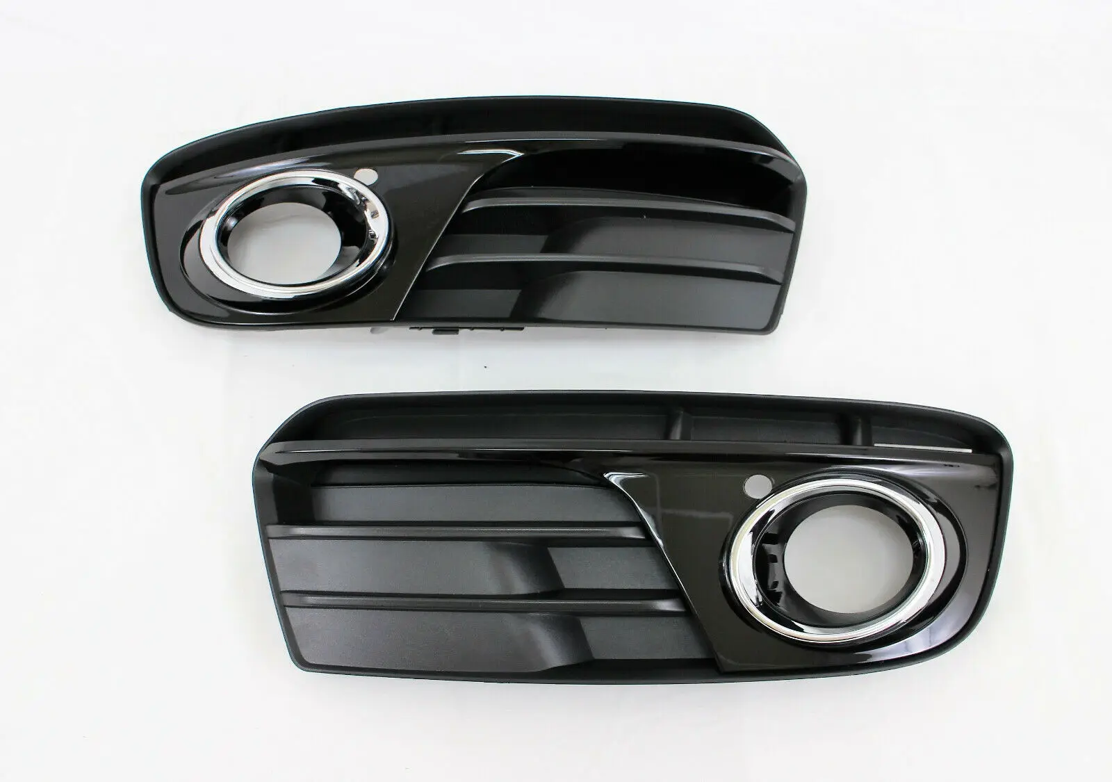 

Front Bumper Fog Light Covers bezels side grille LH RH Set Grill for Audi Q5 2013 2014 2015 2016 2017