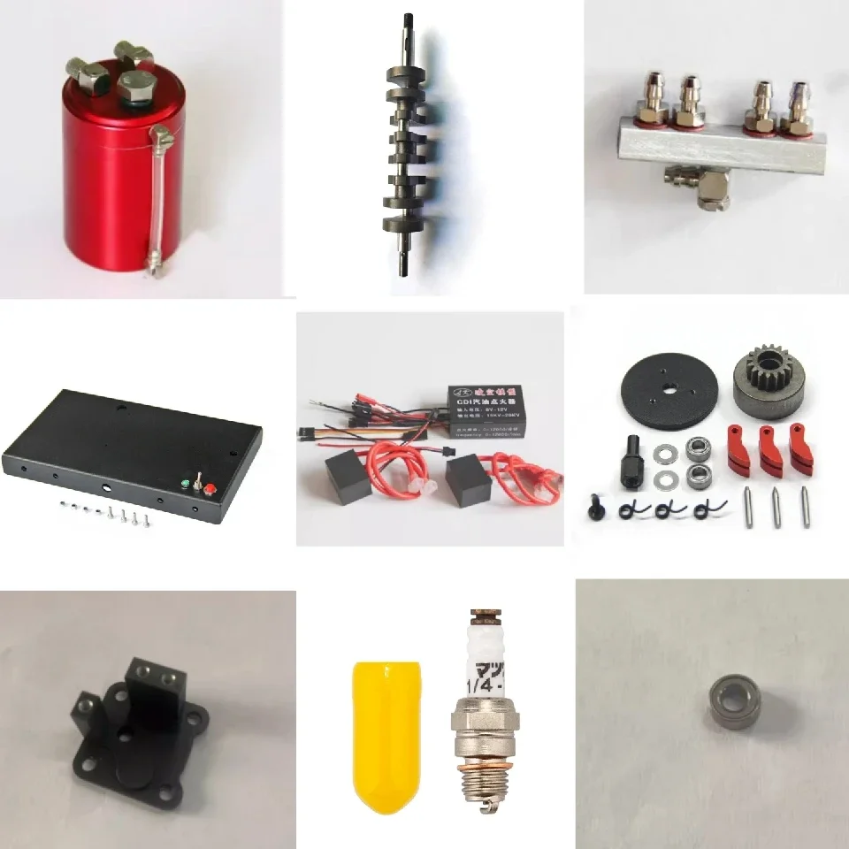 Детали модели бензинового двигателя TOYAN FS-L400 (вентилятор охлаждающего