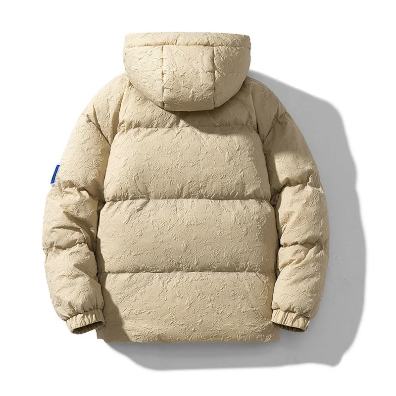 2022 Korean Fashion Thickened Thermal Hooded Jacket Men Winter Outdoor Sports Jacket Youth Wind Jackets Male Parkas