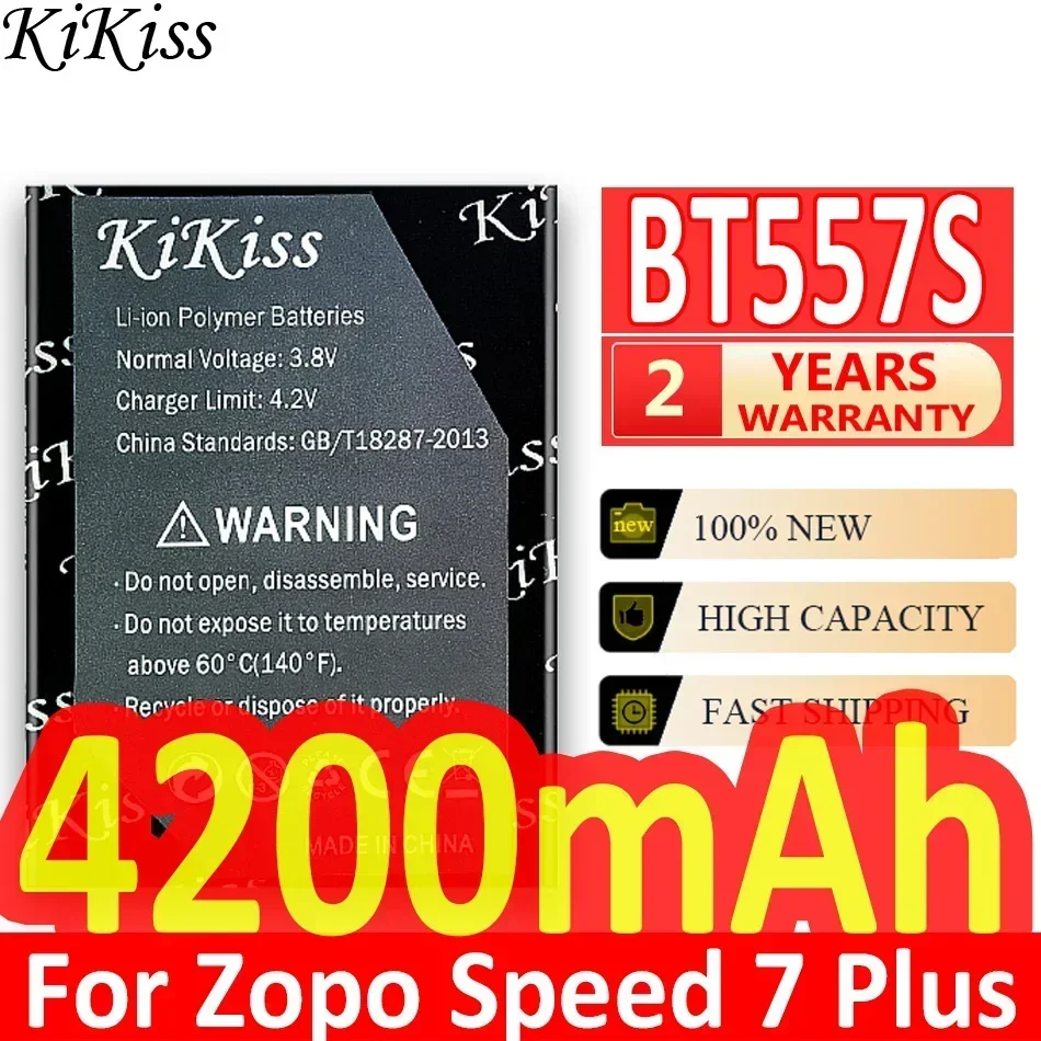 Аккумулятор KiKiss для Zopo 9520 980 990 ZP990 999 998 ZP999 ZP998 Speed 7 Plus Speed7 7Plus C2 C3 C7 2X 3X ZP3X ZP370 Color S