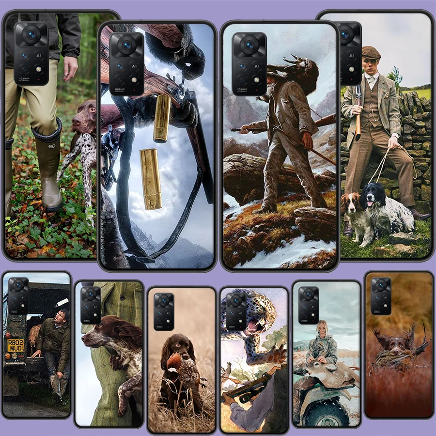Чехол для телефона с охотничьими дикими животными Xiaomi Redmi Note 12 Pro Plus 5G 12S 11 11E 11T 10 9 8 7