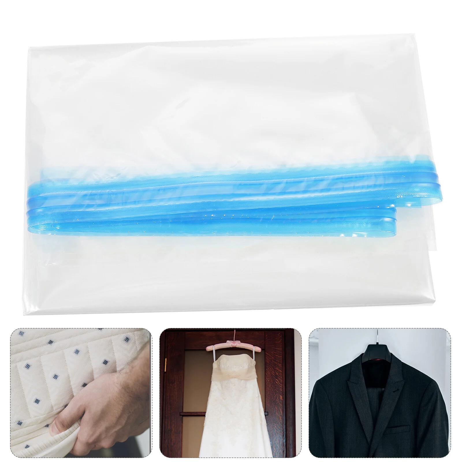 

Mattress Vacuum Bag Sealed Bags Clothing Storage Punches Quilt For Moving Pe Material Sealing Travel Compression