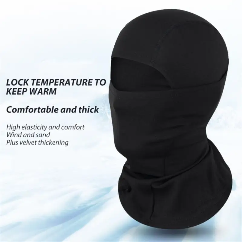 

Winter Cycling Cap Warm Motorcycle Bike Face Mask Anti-dust Waterproof Windproof Full Face Cover Hat Neck Helmet Mask Balaclavas