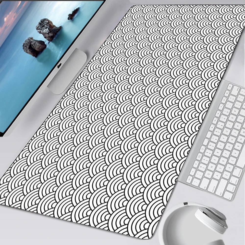 

Brown Large Mouse Pad Computer Pad Lock Edge Non-slip Mat Desk Pad Gaming Accessories for Room Xxl Mouse Mats Custom Table Mat