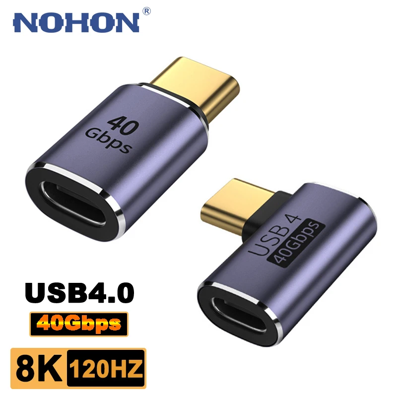 

Адаптер OTG USB Type C на Type C, 40 Гбит/с, 100 Вт, 5 А