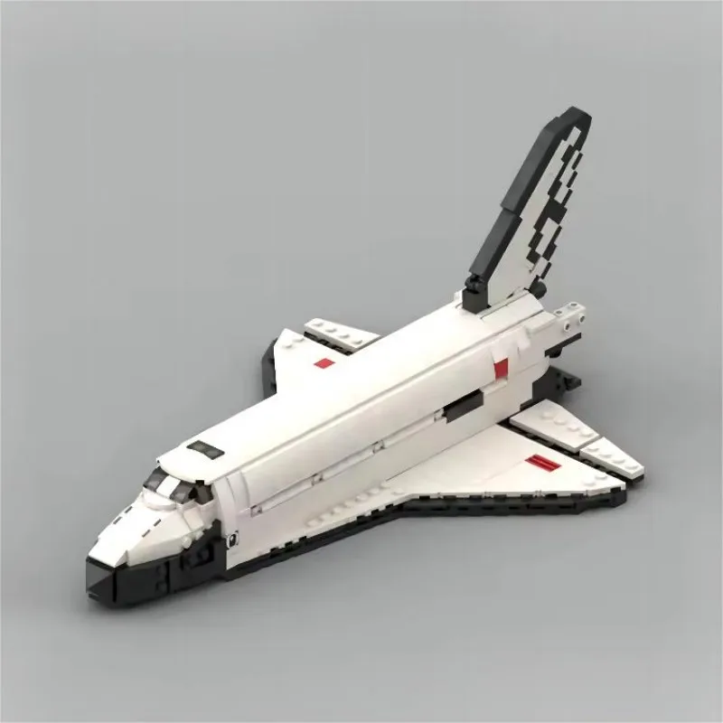 Фото Военная космическая серия MOC Buran, модель ракеты, большой пилонированный космический корабль, набор строительных блоков, технология, сборные игрушки, праздничные подарки №5