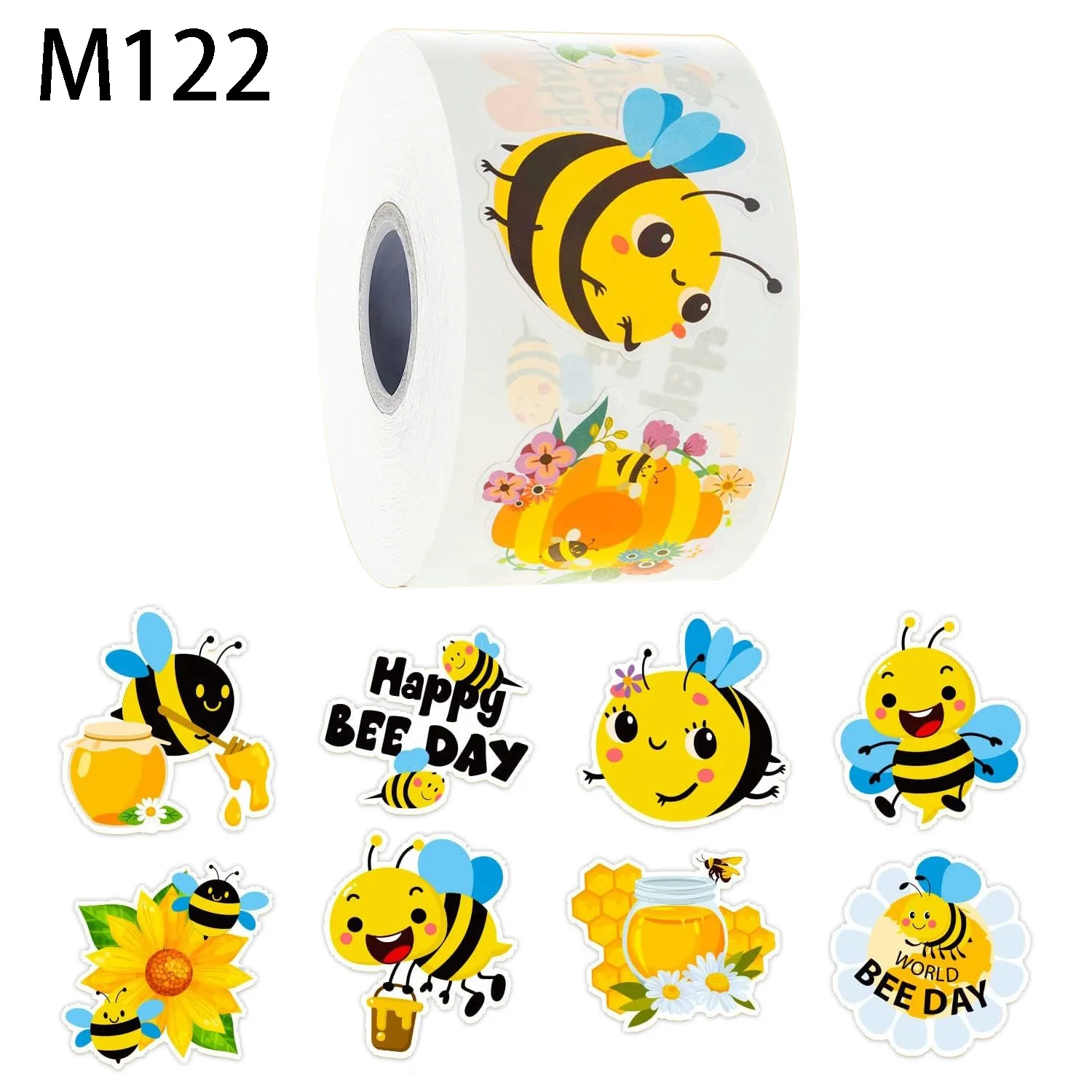

Набор наклеек Coliky пчела цветок 500 шт