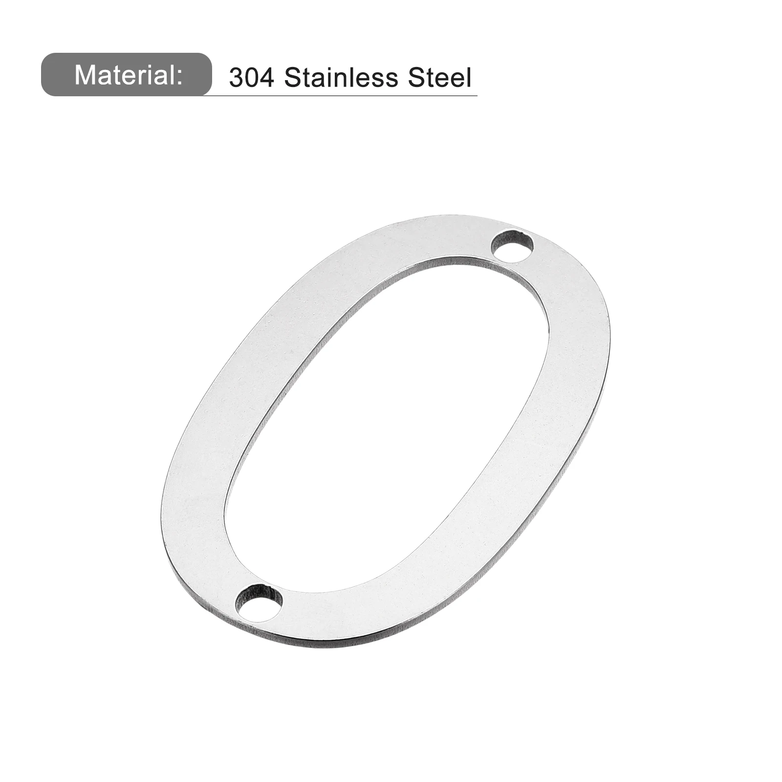 Uxcell 2 дюйма 304 полировка номера дома из нержавеющей стали для почтового ящика