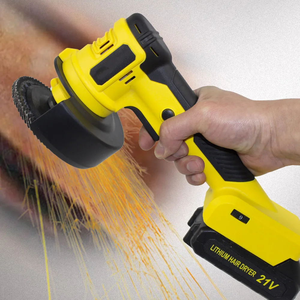 

0-12000rpm Angle Grinder Electric Grinding Machine Variable Speed DIY Cutting Polishing Woodworking Power Tool With 12V Battery