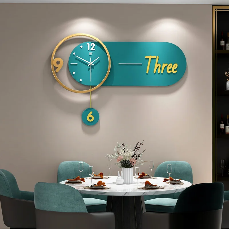 

Гигантские механические настенные часы, большой скандинавский механизм для гостиной, современный дизайн, настенные украшения ZP50BGZ