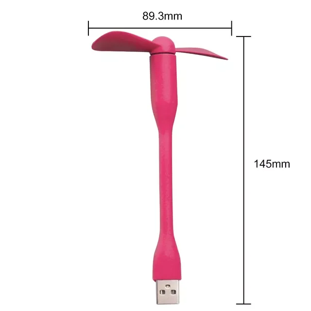 

2022 Trend for Power Bank Laptop PC AC Charger Portable Hand Fan Computer Summer Gadget Dropship Flexible Bendable USB Fan