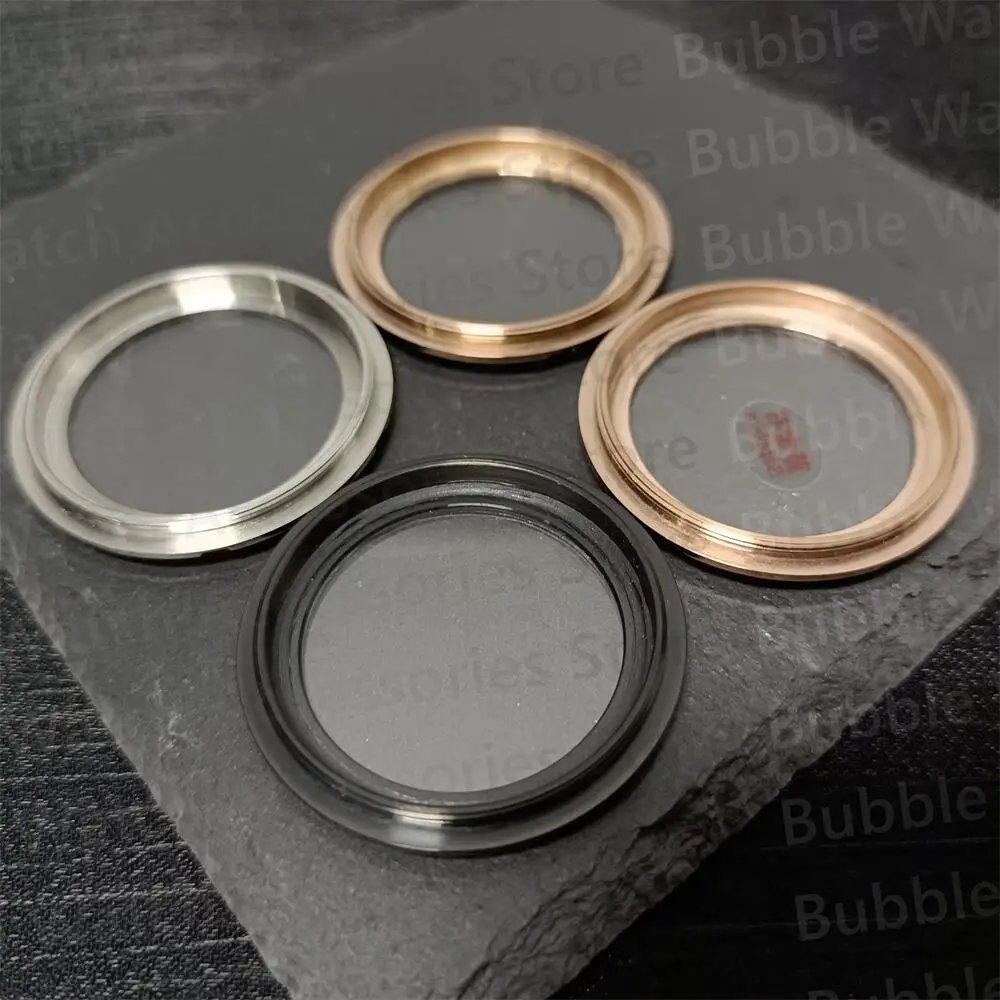 Mod Silver Stainless Steel Black Solid Transparent Watch Back Cover For SKX 6105 SKX007 SKX009 Fit For NH35 NH36 Movement