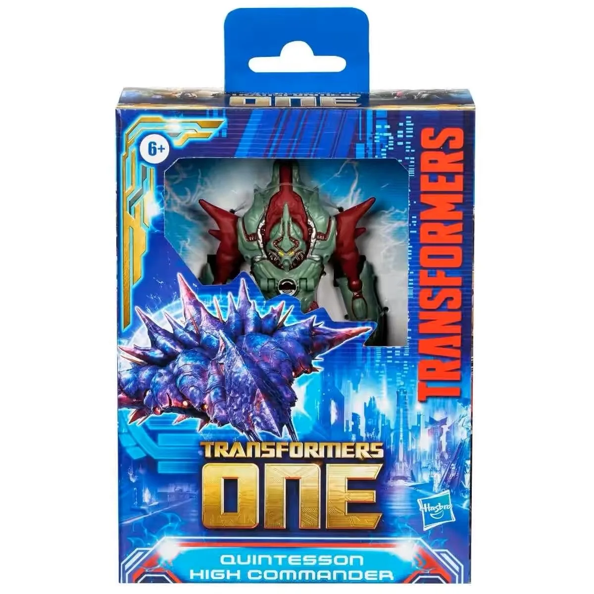 Фото В НАЛИЧИИ: Трансформируемые игрушки Hasbro Origin Movie 8 Changers Deluxe Quintesson High Commande, коллекция аниме-фигурок. №3