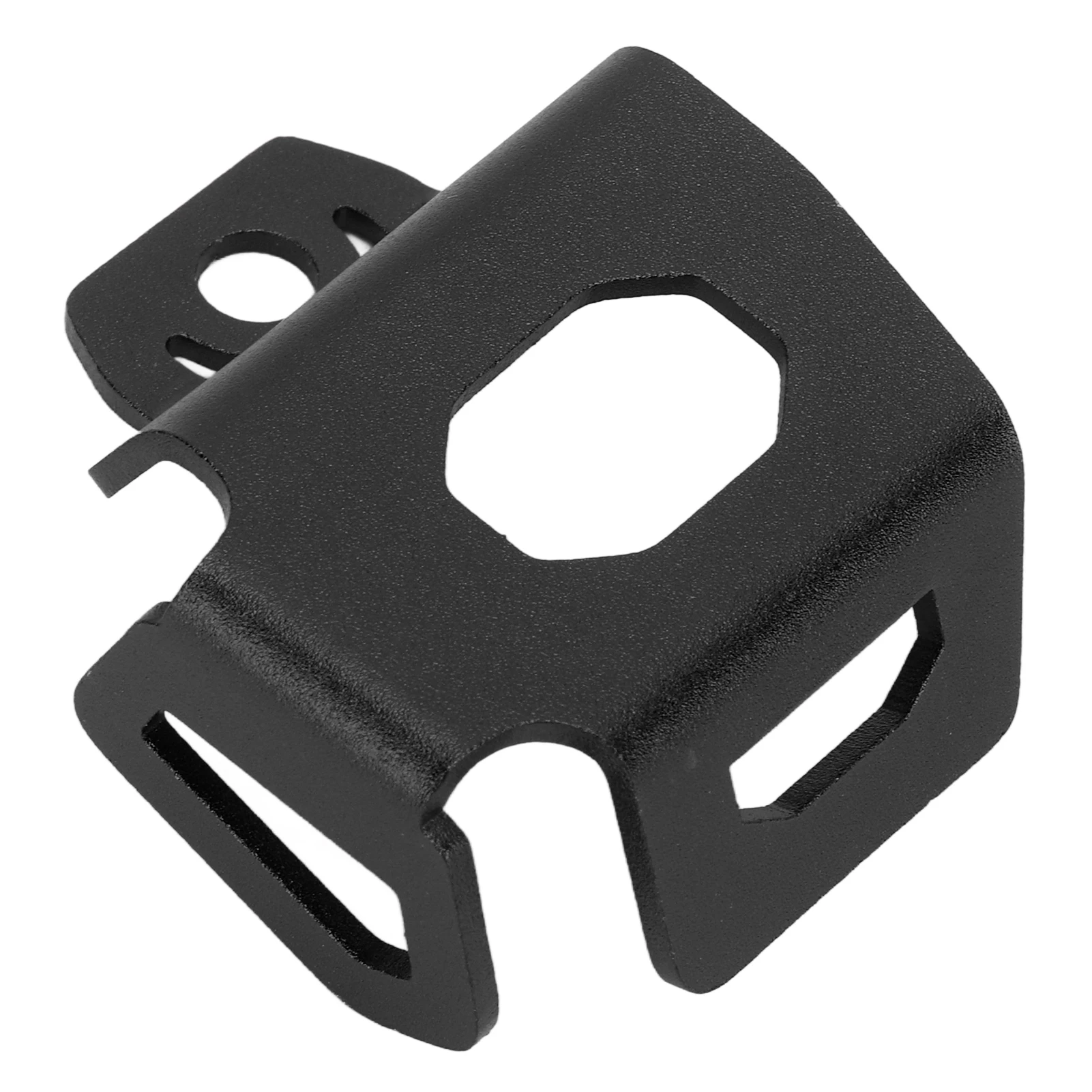 

Motorcycle Rear Brake Fluid Reservoir Guard Aluminum Alloy Cover Replacement for NINJA 250 300 400 650Black