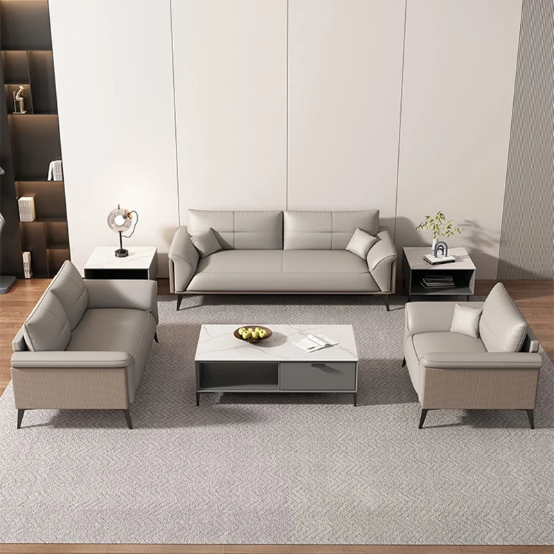 Модульный кожаный удлиненный портативный диван с нулевой гравитацией офисный