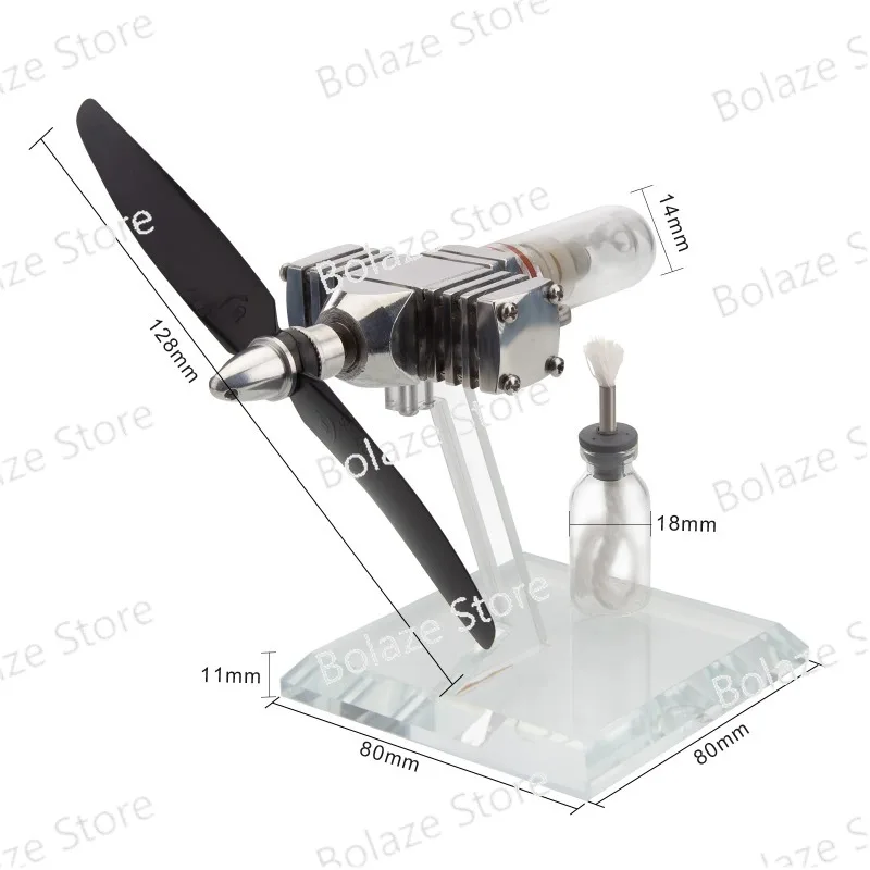 Карманный беспоршневой двигатель со смесительной головкой модель двигателя для