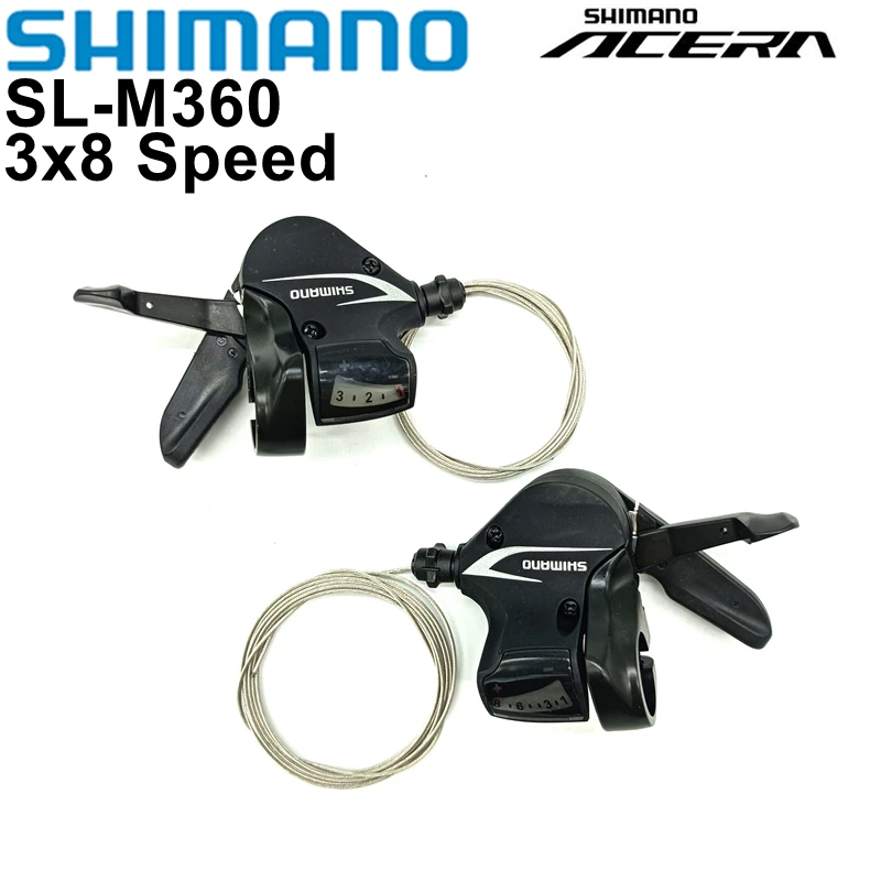 

Shimano ACERA SL-M360 Shifter Lever 3x8 Speed SL M360 Shifters Trigger Bicycle Switch 24 Speed Mountain Bike Derailleur