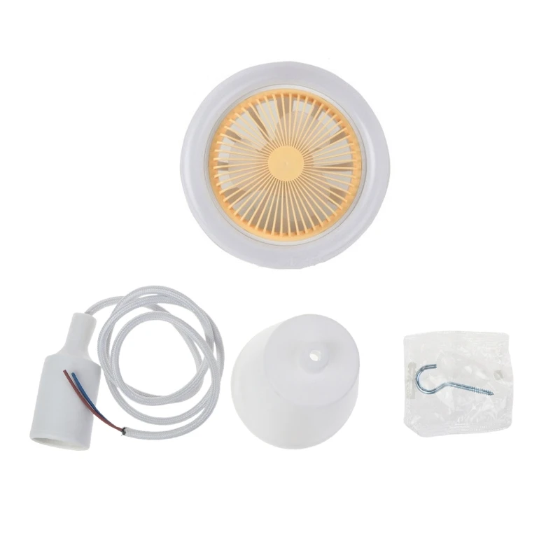 

2-in-1 Hanging Fan Lamp with 1m Cable AC 85V-265V E27 LED Light 30W Ceiling Fan