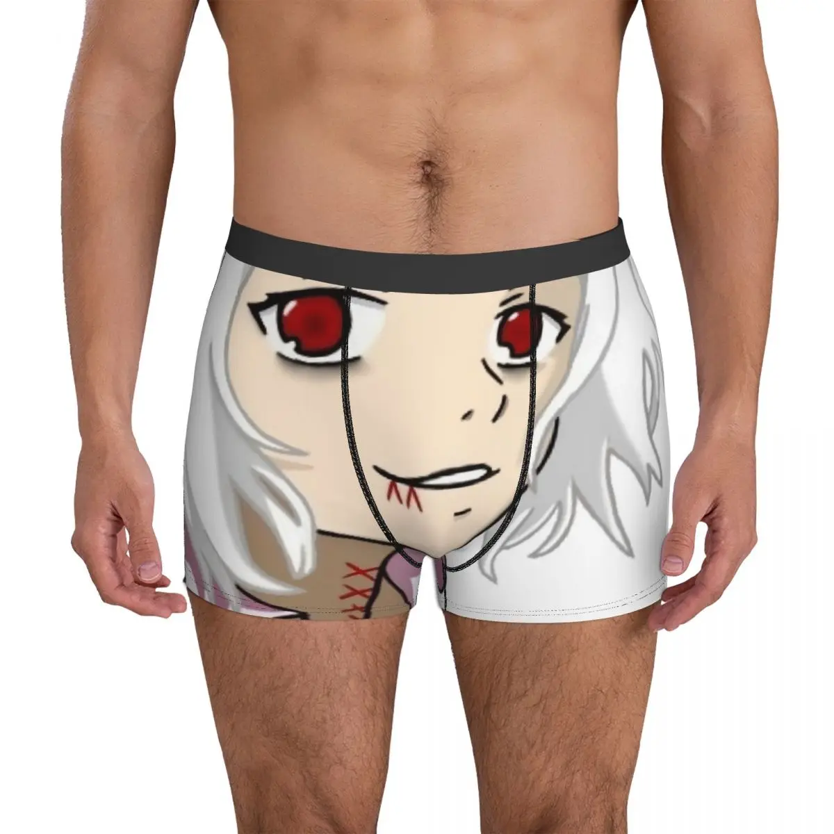 Juuzou Suzuya Look Underwear Tokyo Ghoul Pouch Hot Boxer Shorts Design Boxer Brief Cute Man Panties Plus Size