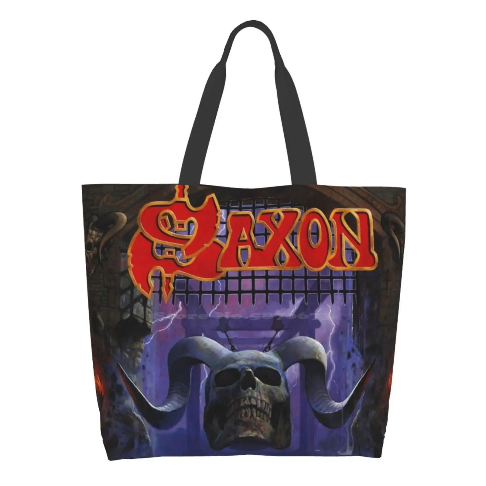 

Battering Ram Sak On Designer Handbags Shopping Tote Battering Ram Sak On Saxon New Hot Music Cartoon Party Night Us Band