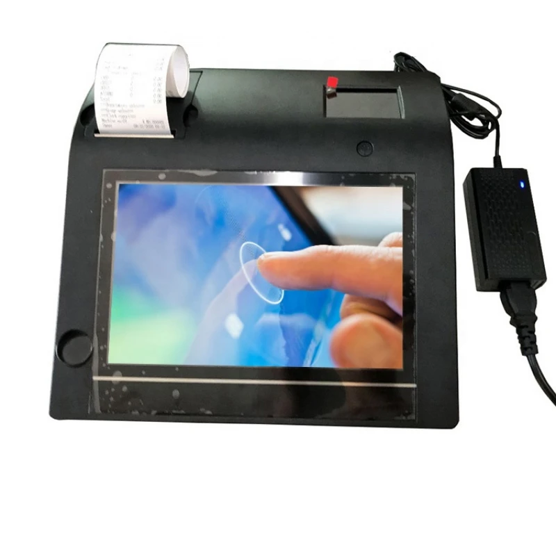 

new model 2022 Android touch POS 58 mm thermal printer customer display free software cash register