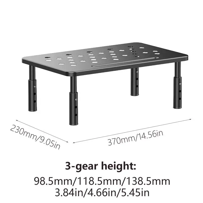 Подставка для монитора с регулировкой высоты и вентиляционными отверстиями