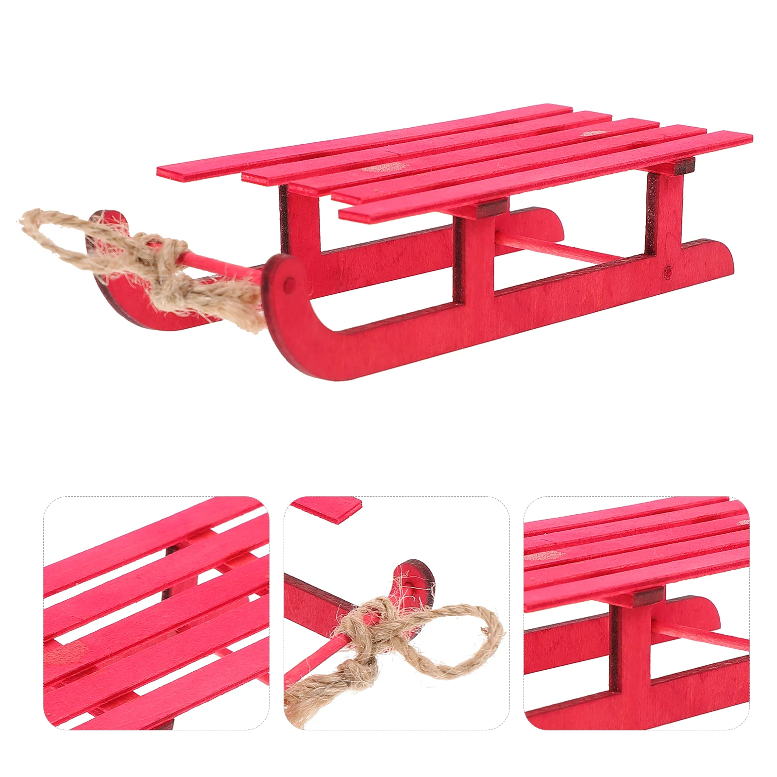 Настольные рождественские сани украшение на открытом воздухе снежные лыжи