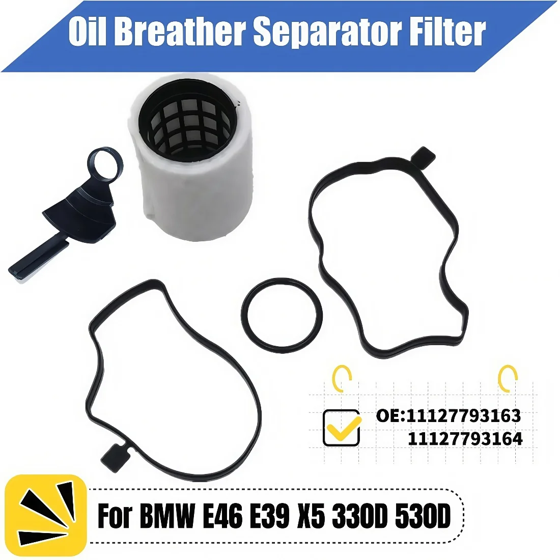 

11127793163 11127793164 сепаратор масляного отпуска картера для BMW E46 E39 X5 330D 530D