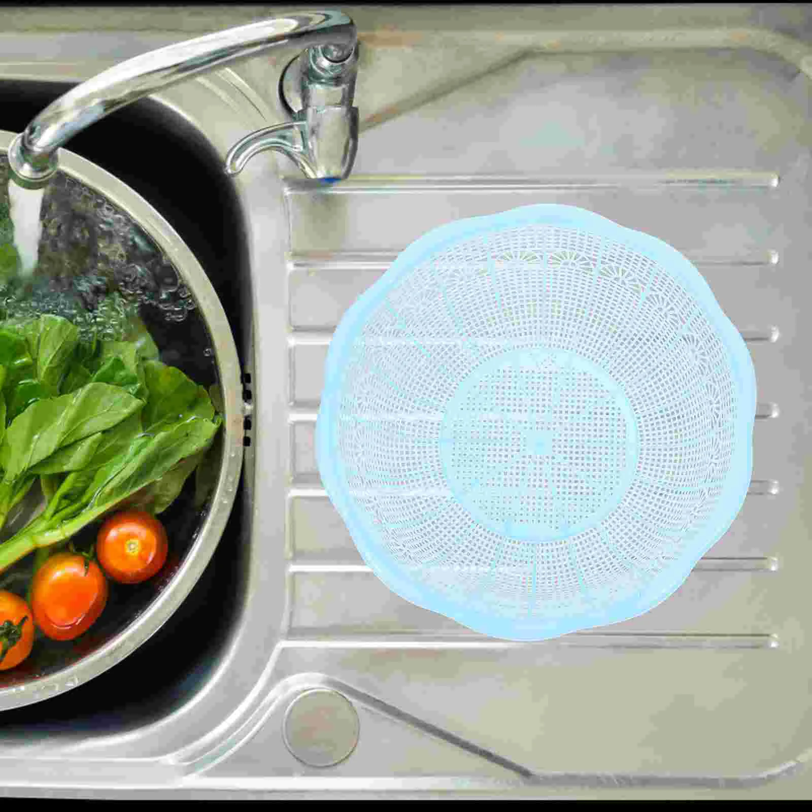 

Washer Fruit Vegetable Washing Basket Rice Pot Sieve Basin Sink Filter Strainer