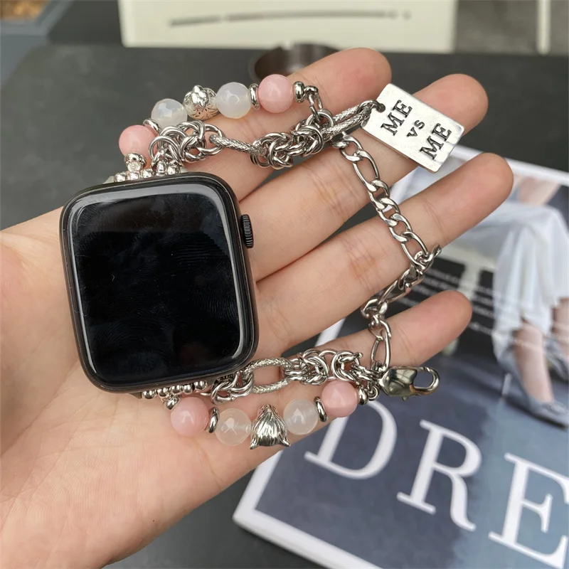 

Браслет из нержавеющей стали для Apple Watch 41 мм 45 мм 38 42 44 40 мм