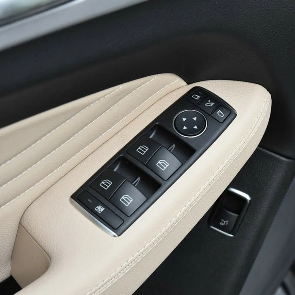 

4Pcs Driver Side Switch Button Cap Car Repair Fit Front Left For Mercedes ML GL R Class W164 Switch Button Cover High Quality