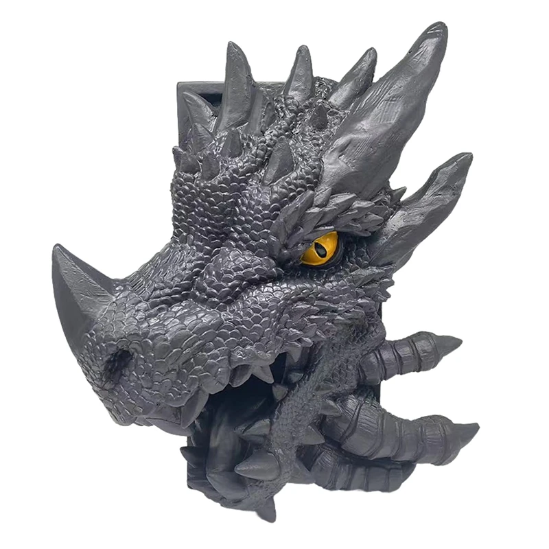 Dragon Book Holder Friar Bookends Ends 7 Inch Resin