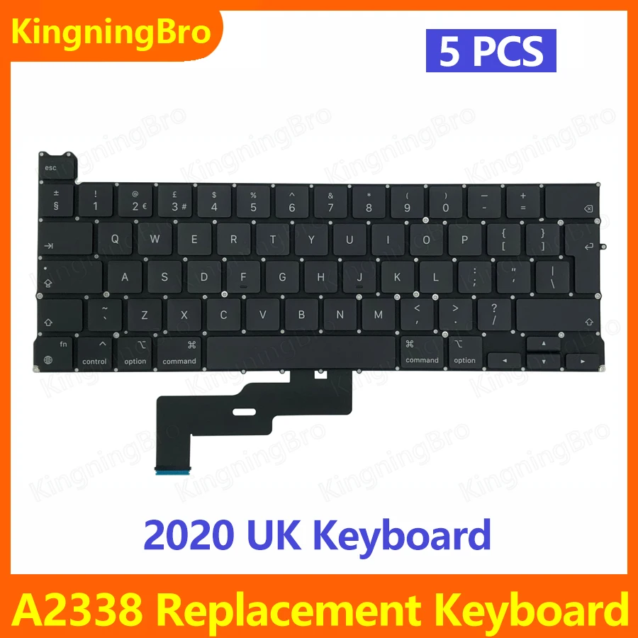 

2020 Year New Laptop A2338 Keyboard For Macbook Pro 13" M1 A2338 Keyboard Replacement UK Layout