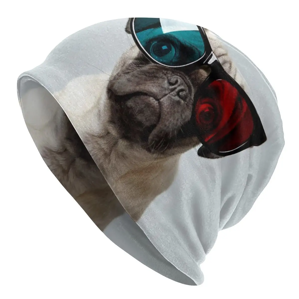 

Women Men Beanie Hat Funny Pugs Warm Spring Winter Outdoor Hip-hop Beanie Cap