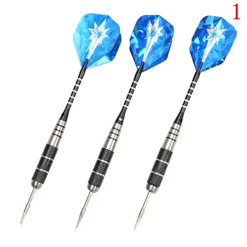 

3 Pieces/Set Anti-falling Dart Needle Full Metal Dart Set Pointed Dart Indoor Sports Game Steel Dart