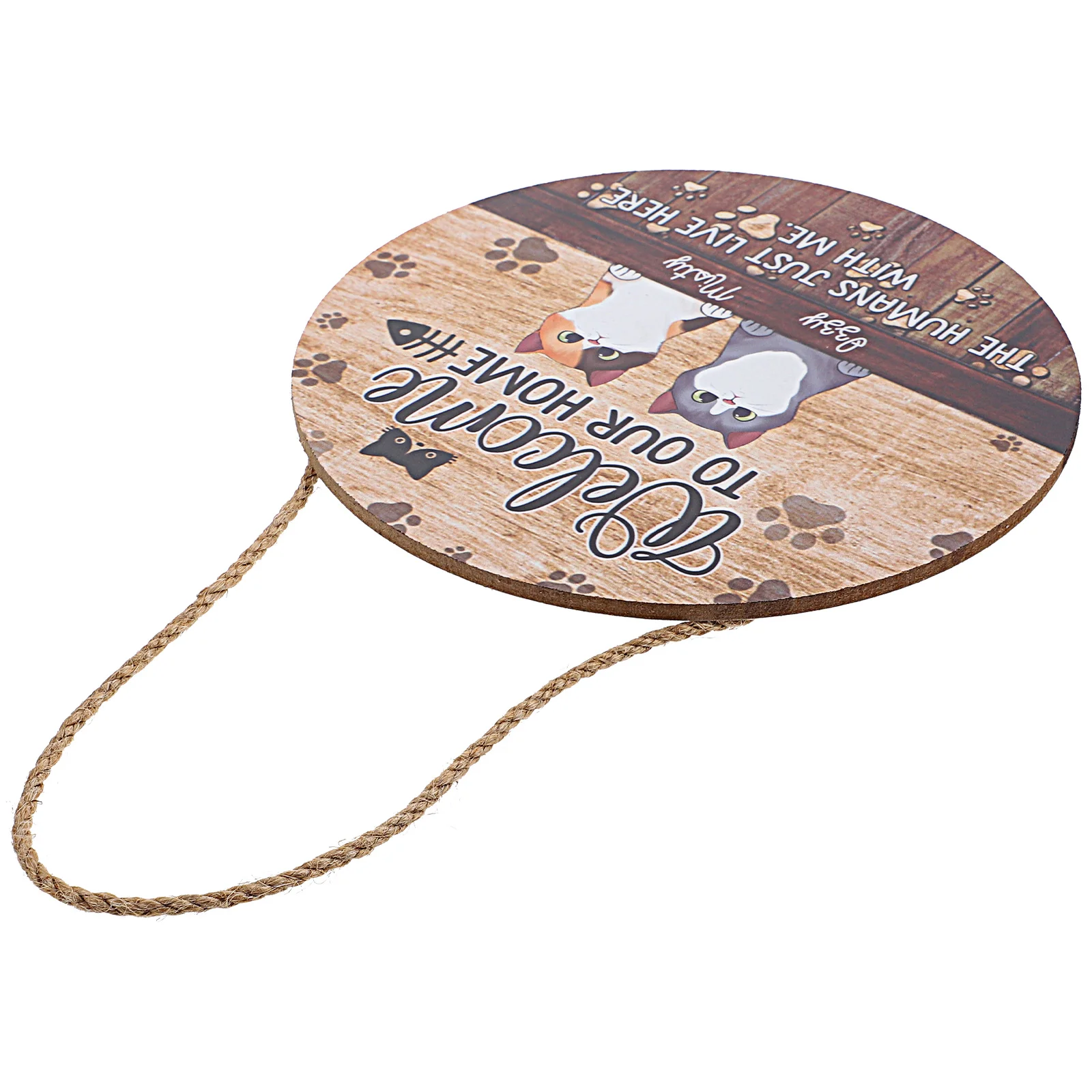 

Door Decorative Sign Coffee Sign Front Porch Decor Outdoor Decor Cat Wooden Door Number Door Hanging Cat Door Sign