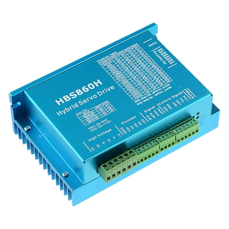 

HBS86H Closed Loop Servo Motor Driver HBS860H Hybrid Stepper Servo Driver With RS232 Port For Closed Loop Motor