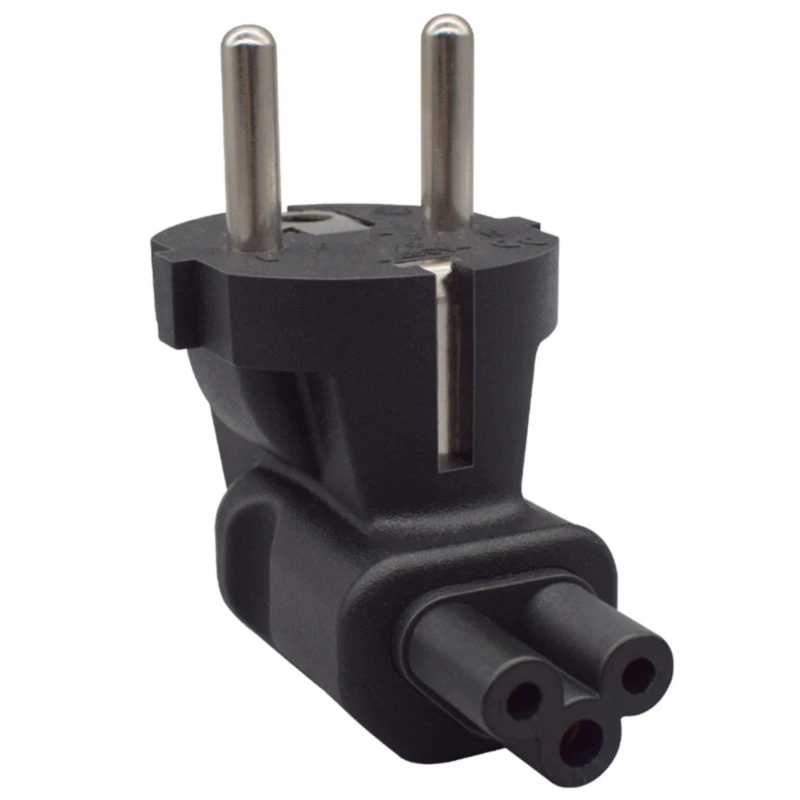 Переходник силового кабеля EU4 8 мм на C5 прямоугольные разъемы папа-мама материал